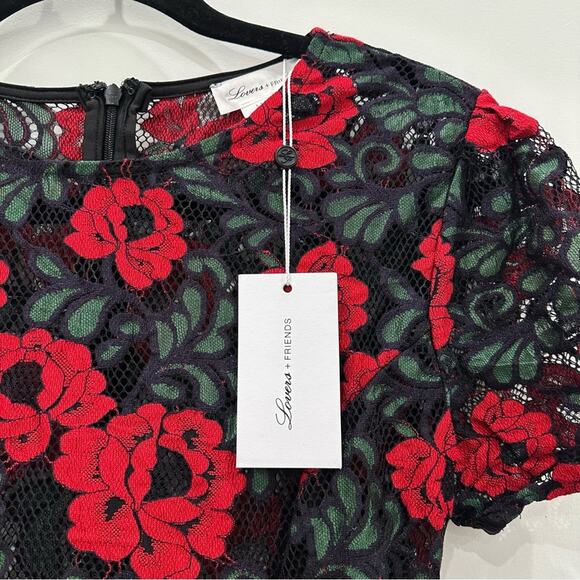 NWT Lovers + Friends Nadine Rose Garden Maxi Dress. - Picture 10 of 12